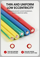 Cable Eléctrico de Cobre de un Solo Núcleo BV 450/750V con Aislamiento de PVC para Cableado de Viviendas e Instalaciones de Edificios