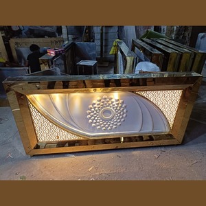 Modern Durable Metal Design Wedding Counter Stainless Steel <strong>Bar</strong> <strong>Table</strong> for Outdoor Hotel Home Park or Office Use - Product Image 4