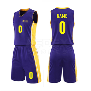 Nouveau modèle d'uniforme de basket-ball Uniforme de basket-ball sans manches Uniforme de basket-ball - Product Image 1