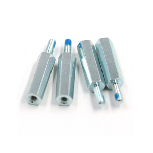 M2 CNC gia công phần nam nữ ren Hex phần cứng Hex Spacer nhôm <span class=keywords><strong>standoffs</strong></span> với <span class=keywords><strong>nylon</strong></span> vá - Product Image 2