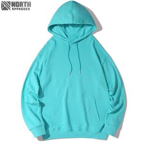 Venta al por mayor colorido gota hombro sudaderas con capucha hombres 100% algodón personalizado para hombre cordón pulóver sobre tamaño 450 GSM Sudadera con capucha de moda - Product Image 5