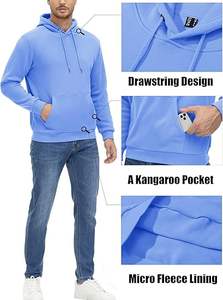 <b>Men's</b> <b>Sherpa</b> <b>Hoodie</b> Jacket Fleece Lined Zip up Warm Hoodies Sweatshirt Winter Zipper Sweater Hooded Coat Hoodies - Product Image 6