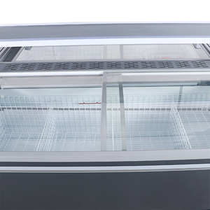 Cabinet commercial d'île de congélation profonde à température unique pour les supermarchés pour le stockage de fruits de mer de viande congelée de crème glacée - Product Image 2