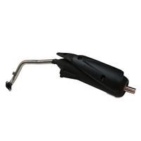 Tubo de escape universal para motocicleta, silenciador deslizable de acero inoxidable, soldado a mano, sistema de escape de alto rendimiento para motocicleta de calle