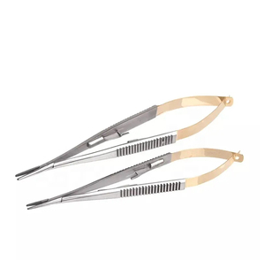 Microaguja de ojo oftálmico de alta calidad, 6 rectos con insertos de carburo de tungsteno | Micro tijeras TC Castroviejo - Product Image 2