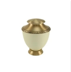 Urnas de cremación para adultos antiguas de latón hechas a mano, suministros al por mayor, espacio de lujo, OEM, urna conmemorativa personalizada para mascotas para cenizas - Product Image 1