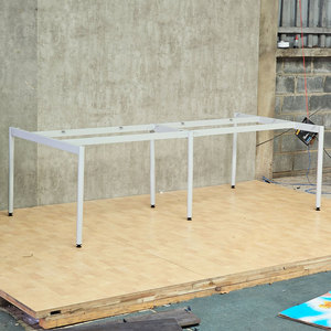 Pieds en acier minimalistes pour table de réunion hospitalière OMA II 240x120cm HCOM209, revêtement poudré - Product Image 2