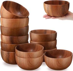 Bol de service en bois d'acacia Tondo de 5 pouces - Product Image 1