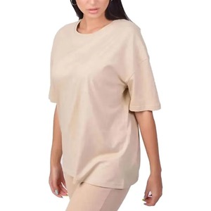 2025 ropa de mujer más vendida ropa de calle camisetas en alta calidad superior suelta camiseta de mujer con todas las tallas disponibles - Product Image 4