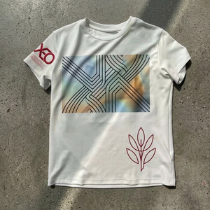 เสื้อยืดผู้ชาย 200 กรัม ผ้าฝ้าย ปักลาย พิมพ์ลาย สไตล์สตรีทแวร์ทรงบ็อกซี่ Y2K คุณภาพสูงมาก เสื้อยืดแบบสั่งทำพิเศษสำหรับผู้ชาย - Product Image 1