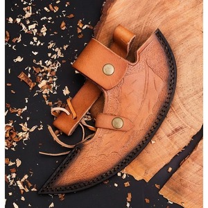 Cortador de Pizza de acero al carbono forjado a mano de alta calidad, cuchillo de cocina estilo hacha de Chef de acero inoxidable, rebanada negra, MOQ de 2017 - Product Image 6