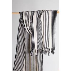 Toalla de Playa Negra Peshtemal tejida 100% algodón - Product Image 1