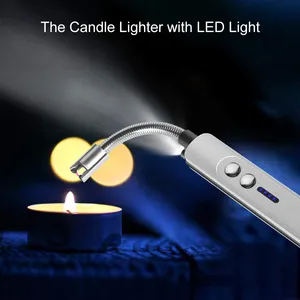 Custom Logo Bbq Lighter Usb Kitchen Gas Stove Plasma Arc Lighter Windproof Flameless Electric For Candle