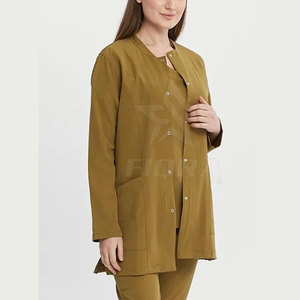 Servicio OEM personalizado de alta calidad de algodón Scrub Jacket Set Nuevo diseño de uniformes de hospital - Product Image 4