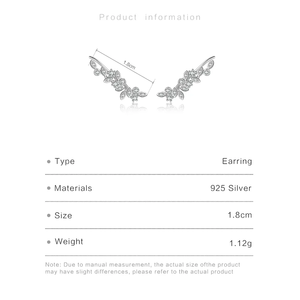 Boucles d'oreilles pendantes classiques en or blanc de qualité supérieure, fabriquées à la main, avec forme de fleur et placage or 18 carats - Product Image 4