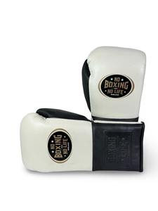 Guantes de Piel de Vacuno de Alta Calidad, Sin Boxeo No Hay Vida, Personalizables, con Acolchado EVA de 4 Capas, Cierre con Cordones para Artes Marciales - Product Image 3