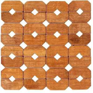 Juego de posavasos de madera de alta calidad que ofrece una protección contra las manchas confiable, perfecto para ambientes de comedor modernos. - Product Image 4