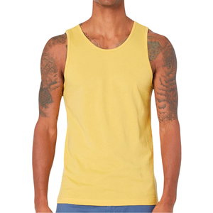 Débardeur de qualité supérieure 100% coton séchage rapide respirant 2024 sans manches Look élégant vêtements de sport débardeur pour hommes - Product Image 1