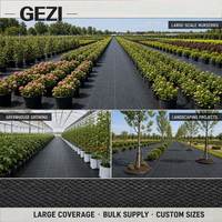 Toile de paillage agricole en PP non tissé noir, vert et blanc pour le contrôle des adventices, tapis de paillage PE, barrière paysagère, couverture de sol pour jardin et serre