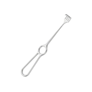 Rétracteur de plaie manuel VOLKMANN de qualité chirurgicale avec 4 broches 220 mm 8.34 \ "profondeur semi nette 8.5mm écarteur médical Senn - Product Image 4