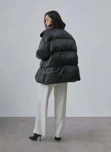 2026 Water Resistant Packable Lightweight women Puffer jacket Plus Size Oversized Thick stand collar down jacket - Product Image 4