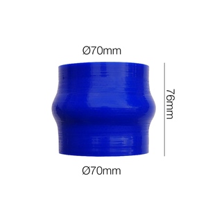 Fuelle de admisión azul de 76 mm de largo y 70 mm de diámetro interior. - Product Image 1
