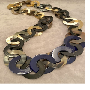 ที่กำหนดเองทำเรซิ่นเชื่อมโยงห่วงโซ่สร้อยคอที่ทำจากลูกปัดเรซินสำหรับนักออกแบบเครื่องประดับแฟชั่นและร้านค้าเครื่องประดับแฟชั่น - Product Image 5