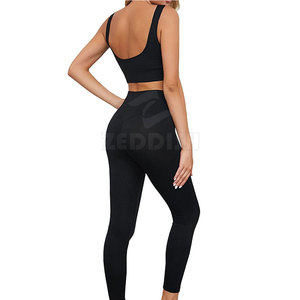 Conjunto de Yoga para mujer, conjunto de Yoga sin costuras de alta calidad para mujer, a la venta, talla grande 2025, transpirable - Product Image 3