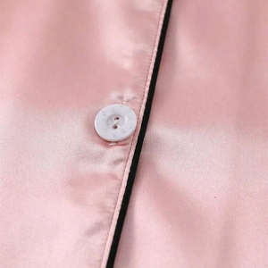 ชุดนอนผ้าฝ้าย2ชิ้นสำหรับผู้หญิงชุดใส่อยู่บ้านแบบกำหนดเอง - Product Image 2