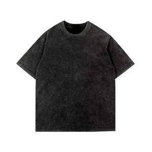 เสื้อยืดผู้ชายผ้าฝ้าย100% 250GSM โลโก้ด้านหน้าเข้ารูปปกติระบายอากาศได้ & แห้งเร็ว - Product Image 1