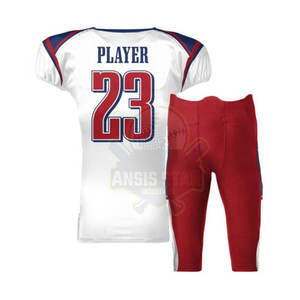Uniforme de football américain pour hommes, prix de gros OEM, respirant, confortable, vêtements décontractés, uniforme de football américain pour hommes de haute qualité - Product Image 2