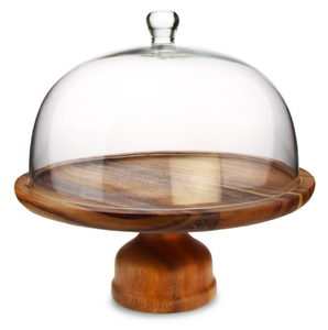 Base para Pastel de Madera Ecológica Hecha a Mano con Cúpula de Vidrio, Apta para Lavavajillas, Herramientas Decorativas para Pasteles Personalizadas para Exportadores Mayoristas - Product Image 5