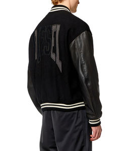 Chaquetas de Béisbol Personalizadas con Logotipo 2026, Chaquetas Universitarias de Cuero con Bordado de Lana, Chaqueta Universitaria Vintage con Mangas de Cuero para Hombre - Product Image 2