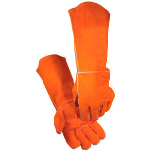 Vente chaude de haute qualité Hommes Meilleurs gants de soudage Gants de travail d'hiver avec cuir de vache fendu - Product Image 1