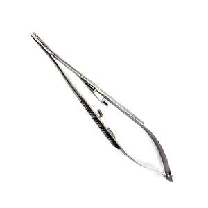Porte-aiguille en acier Castroviejo le plus vendu, 18 cm, forceps chirurgical droit, instrument de suture certifié CE - Product Image 5