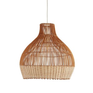 Nouvelle conception 2025 Abat-jour en rotin pour la vente en gros Luminaire suspendu tissé Accessoire de décoration intérieure Éclairage Fabriqué au Vietnam - Product Image 6