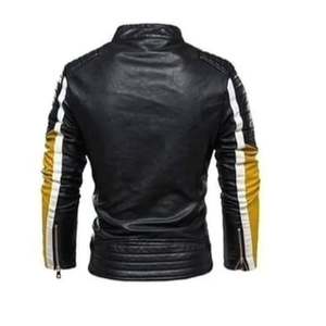 Venta al por mayor chaqueta de invierno de piel de vaca de los hombres de la mejor venta de alta calidad de longitud larga XL tamaño no tejido Método de tejido - Product Image 6
