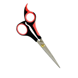 Ciseaux de salon de coiffure de beauté, meilleur ciseau de salon de coiffure à manche en plastique, lame droite et tranchante, ciseaux de coupe de cheveux pour barbier - Product Image 3