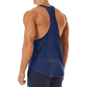 Séchage rapide respirant décontracté 100% coton Gym débardeur sans manches vêtements d'entraînement pour hommes en gros bas prix - Product Image 6