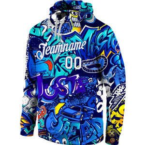 Sweat-shirts d'hiver à fermeture éclair en coton 100% de haute qualité, impression numérique personnalisée pour hommes, respirant, polaire, coupe-vent, confort optimal, style optimal - Product Image 3