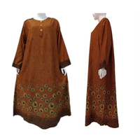 Vêtements musulmans Robe de soirée modeste à manches longues pour femmes Robe abaya en rayonne Robe de prière pour les musulmans