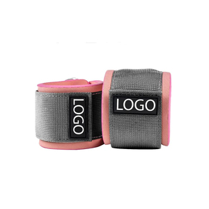 เครื่องป้องกันสายรัดข้อเท้าผ้าฝ้ายไนลอนปรับได้สายรัดข้อเท้านีโอพรีนสำหรับเล่นยิมฟิตเนส - Product Image 2