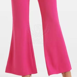 Pantalon évasé pour femmes Pantalon large taille haute en tissu respirant et doux pour toutes les saisons Pantalon évasé - Product Image 4