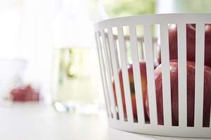 Corbeille à fruits structurée à rayures Maisons modernes Articles de service noirs modernes essentiels Paniers de rangement pour fruits et légumes Top tendance - Product Image 6