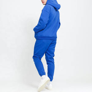 Ensemble survêtement pour homme, jogging, couleur unie, logo personnalisé, vente en gros, nouvelle collection 2020 - Product Image 2
