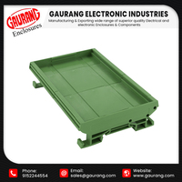 Supports de carte de circuit imprimé en plastique pour rail DIN de qualité supérieure, 72*153.5, disponibles en gros
