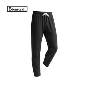 Men's Modern Lightweight <b>Lounge</b> Pants Comfortable Breathable Cotton Trousers Dark Blue Soft Comfort Knit for Home Wear Casual - Product Image 5