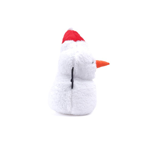 Bonhomme de neige en peluche de Noël blanc, compagnon de sommeil et de jeu, figurine décorative, cadeau unisexe, anti-allergique - Product Image 6