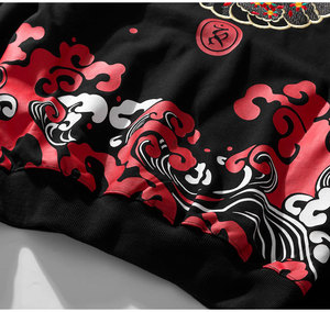 Street Wear <b>Pullover</b> <b>Men</b> Hoodie Plain Solid Color <b>Men</b> Hoodie Best Quality <b>Men</b> Embroidery Hoodies - Product Image 6