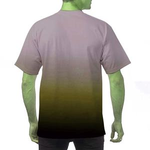 Camiseta personalizada de peso pesado recortada de estilo Vintage de longitud corta para hombre, Camiseta de algodón de gran tamaño con hombros caídos 100% - Product Image 2